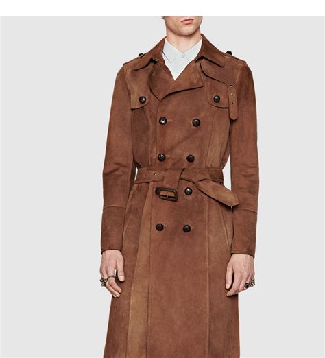 men gucci trench coat